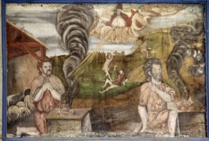 Tafelbild der Kirchenempore "Kain und Abel" © Oberkirche Arnstadt e.V.