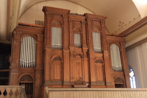 Die Sauer-Orgel auf der Westempore der Arnstädter Oberkirche