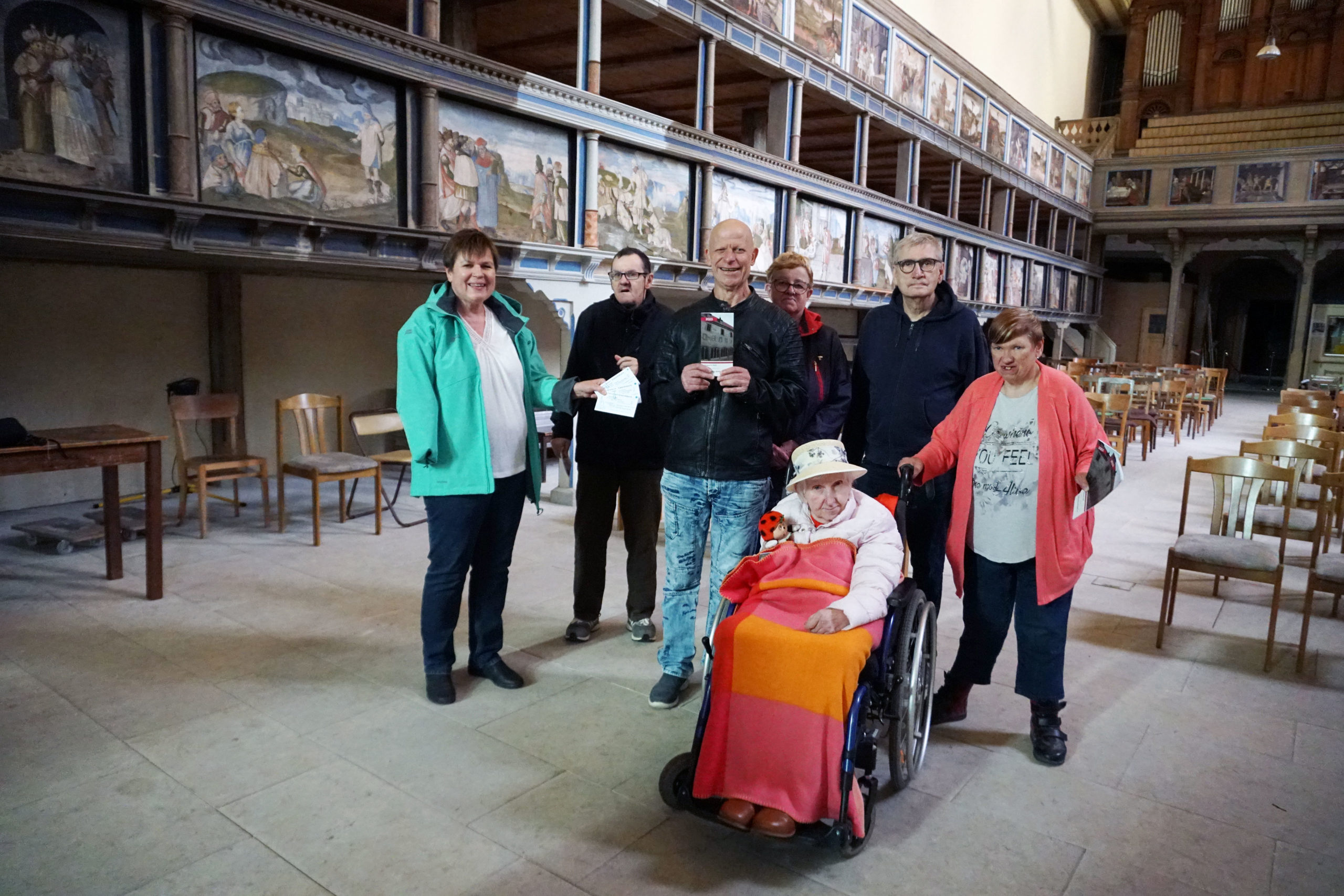 Verein Oberkirche Arnstadt e. V. unterstützt Menschen mit Behinderung aus dem Wohnheim Jonastal